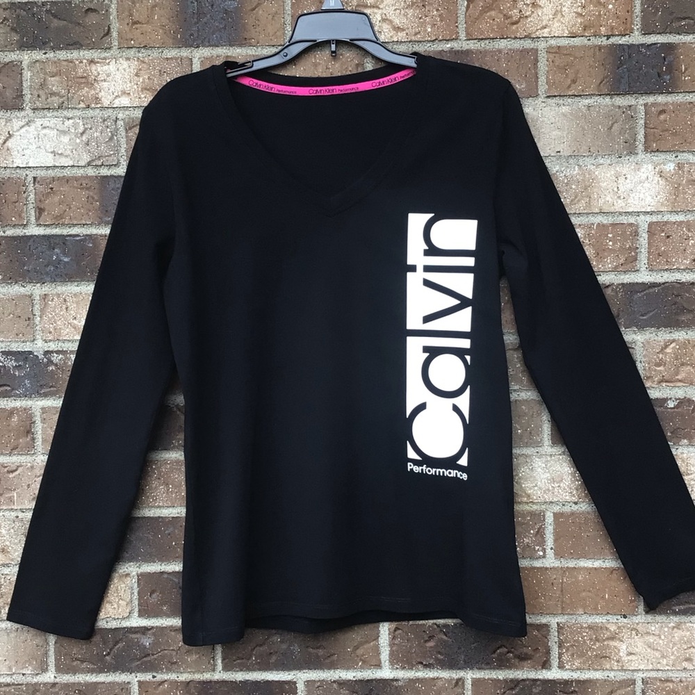 Calvin Klein Long Sleeve Tee Shirt, Sz. M